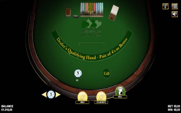 Caribbean Holdem, Online Casino Bonus