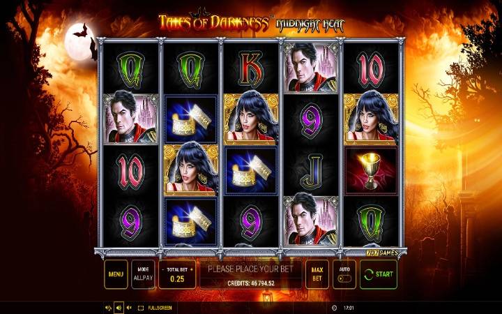 Tales of Darknes Midnight Heat, online casino bonus