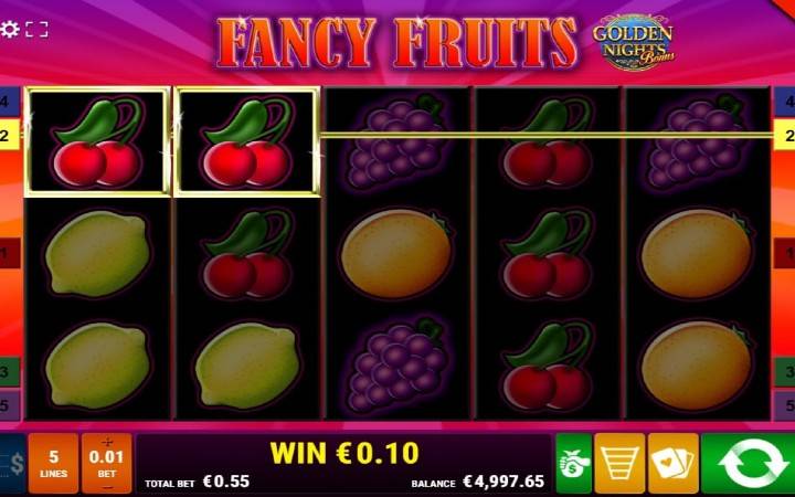 Fancy Fruits Golden Nights, Bonus Casino