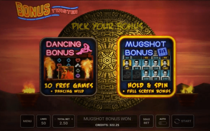 From Dusk Till Dawn, Bonus Twister, Bonus Casino