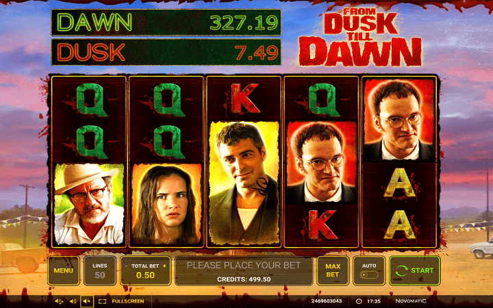 From Dusk Till Dawn, Greentube, Novomatic, Bonus Casino