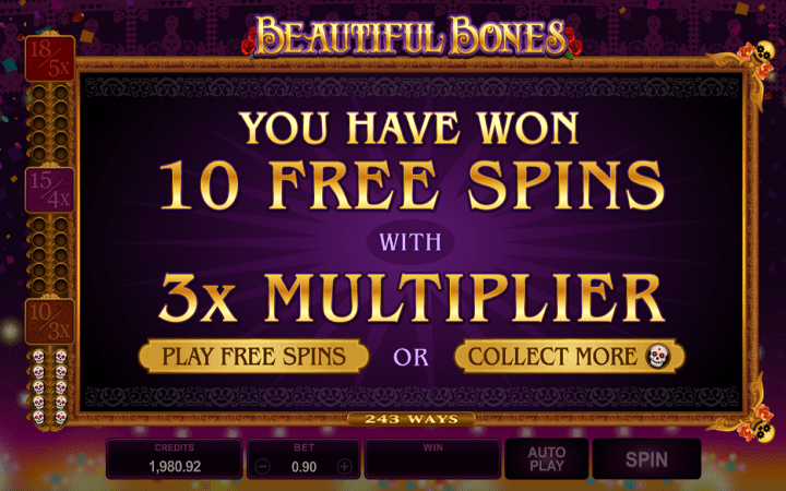 Beautiful Bones, Microgaming, Online Casino Bonus