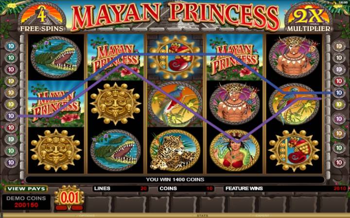 Online casino bonus. Mayan Princess