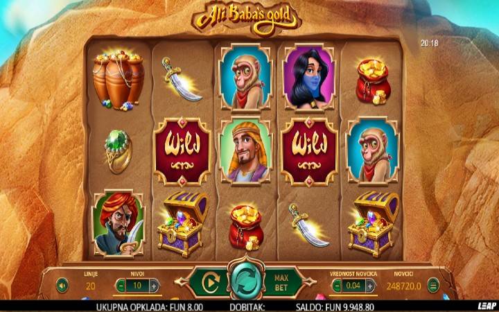 Ali Babas Gold, Online Casino Bonus
