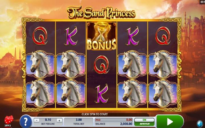 Online Casino Bonus, The Sand Princess