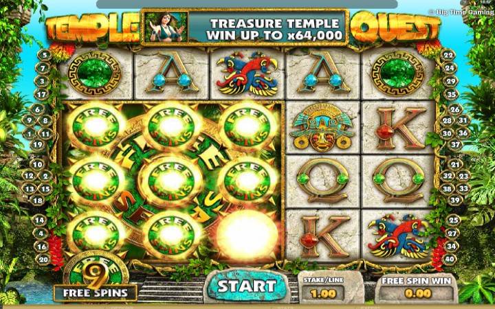 Online Casino Bonus, Temple Quest
