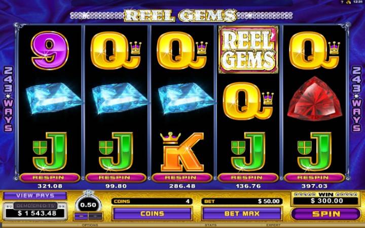 Online Casino Bonus, Reel Gems