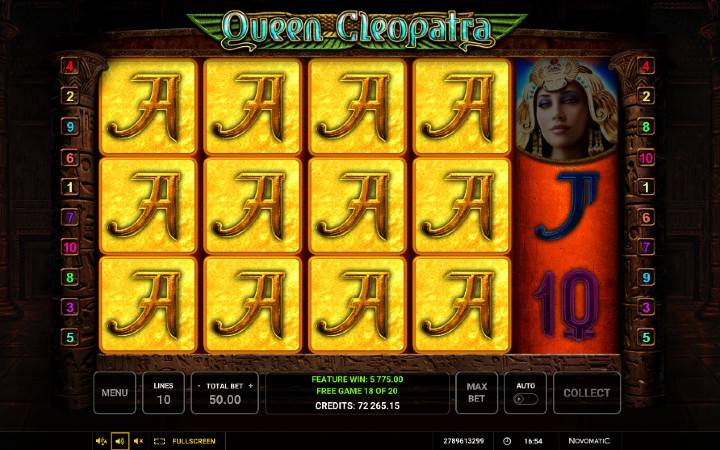 Online casino bonus, Besplatni spinovi, Queen Cleopatra