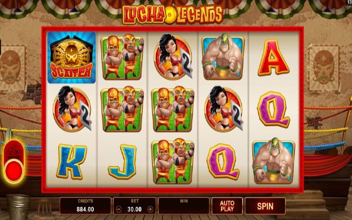 Lucha Legends, Online Casino Bonus