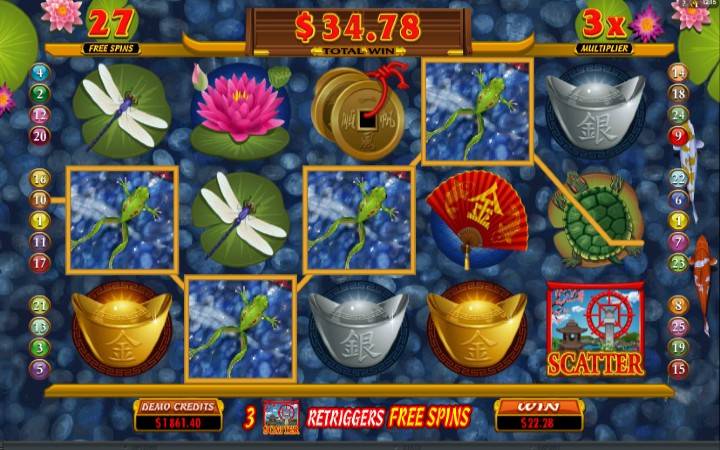 Besplatni spinovi, Lucky Koi, Online Casino Bonus
