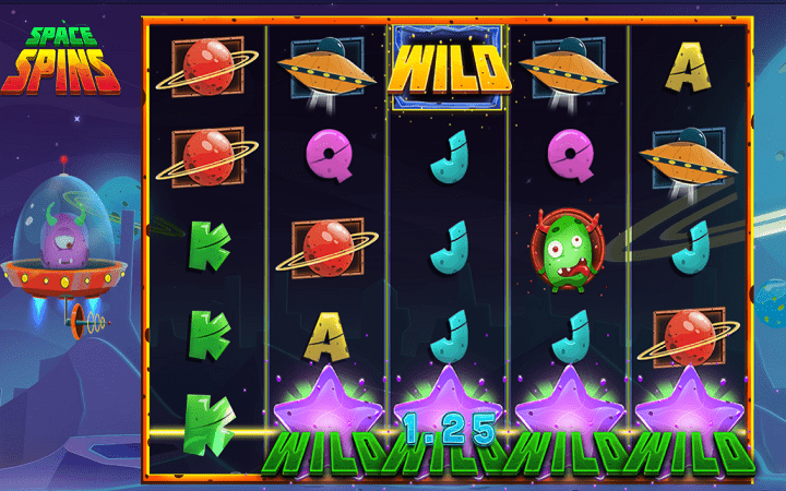 Space Spins, Micorgaming, Online Casino Bonus