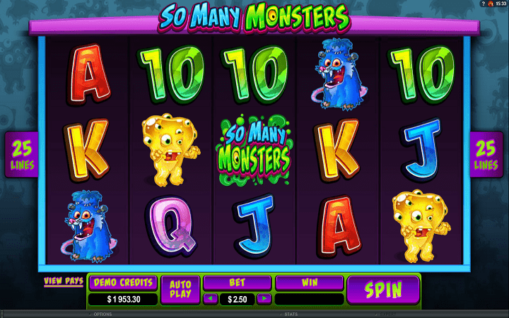 So Many Monsters, Microgaming, Online Casino Bonus