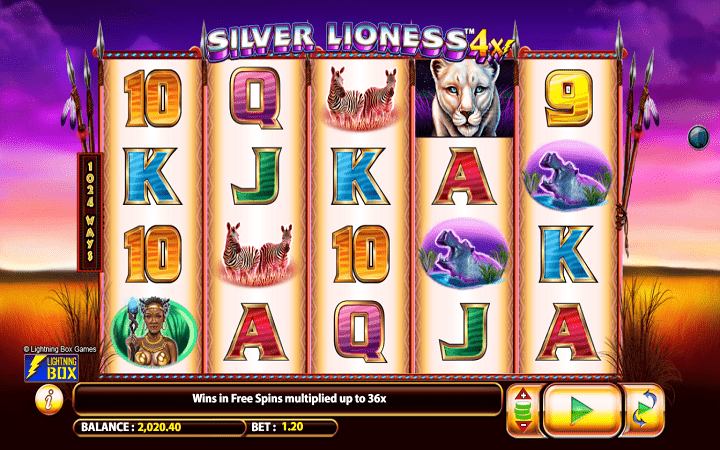 Silver Lioness, Microgaming, Bonus Casino
