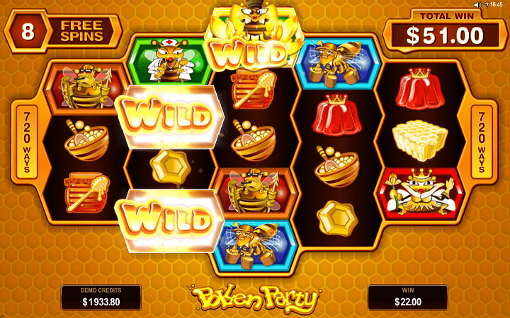 Pollen Party, Microgaming, Online Casino Bonus