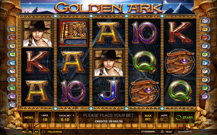 Golden Ark, Novomatic, Greentube, Online Casino Bonus