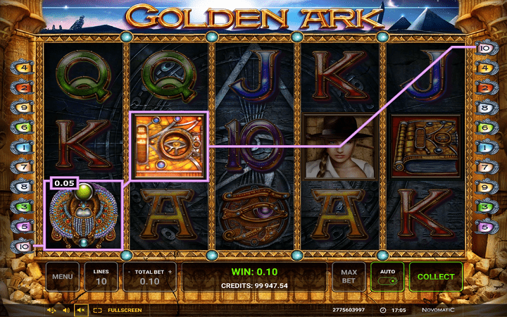 Golden Ark, Novomatic, Greentube, Online Casino Bonus