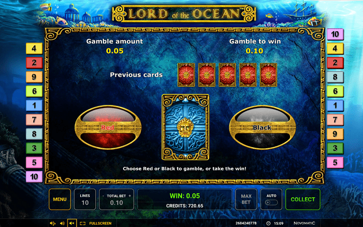 Lord of the Ocean, Novomatic, Greentube, Online Casino Bonus