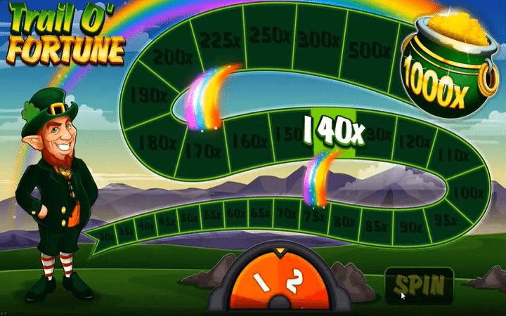 Lucky Leprechaun slot-bonus igra The Trail O' Fortune