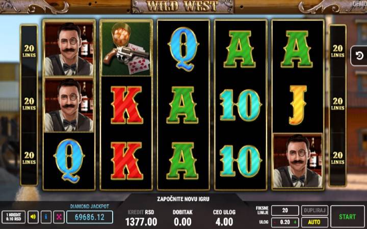 Wild West, Fazi, Online Casino Bonus