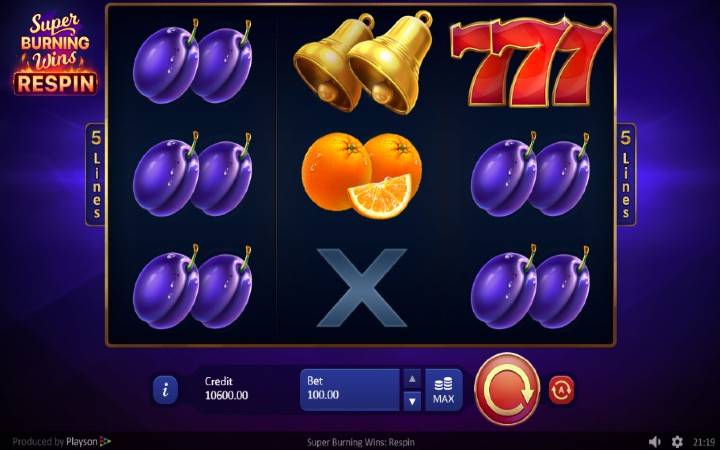 Uper Burning Wins: Respin, Online Casino Bonus