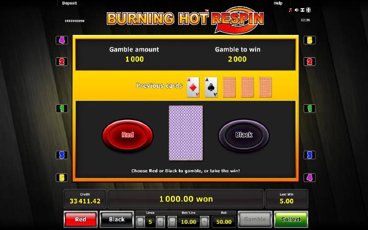 Kockanje, Online Casino Bonus, Burning Hot Respin