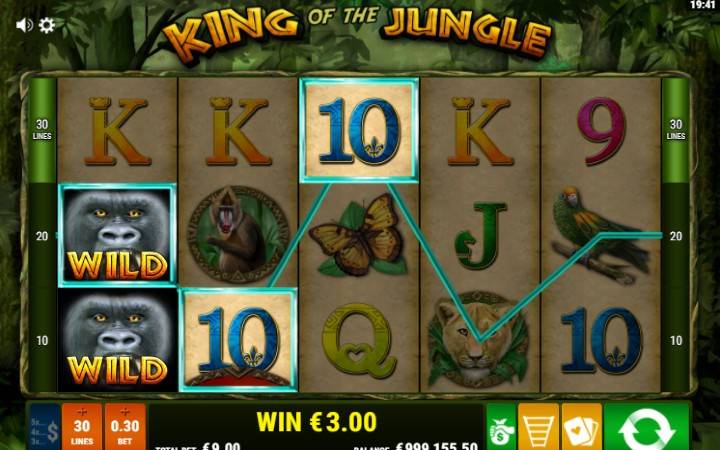 Džoker, Online Casino Bonus, King of The Jungle