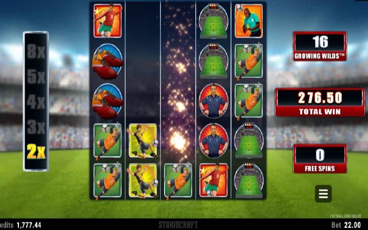 Online Casino Bonus, Besplatni Spinovi, Football Star Deluxe