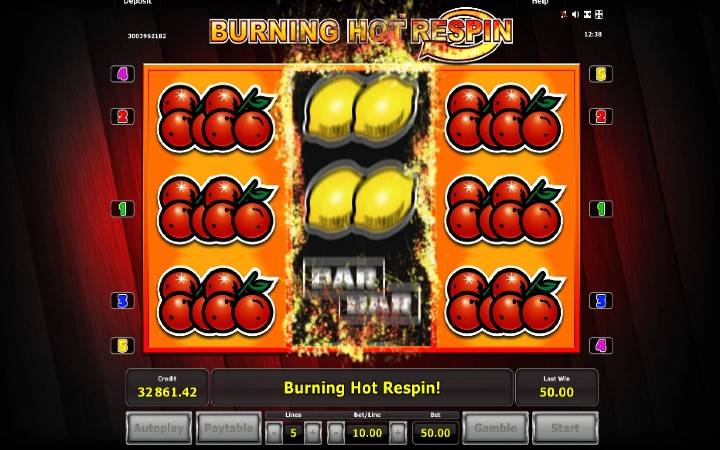 Respin Funkcija, Burnong Hot Respin, Online Casino Bonus