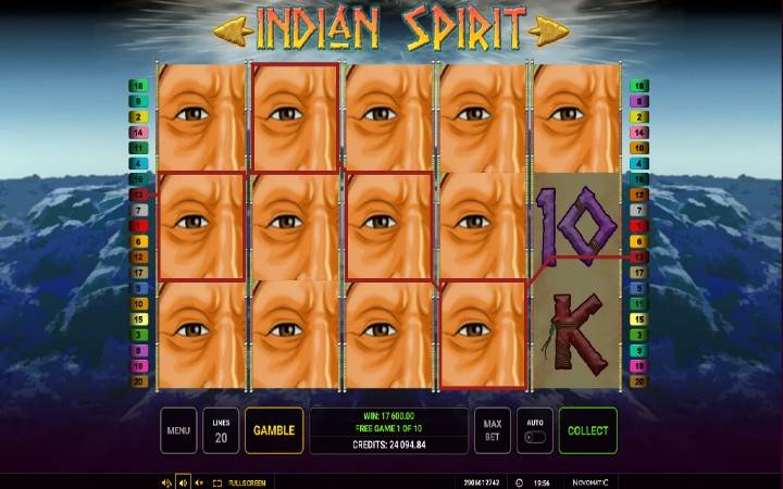 Besplatni spinovi, Online Casino Bonus, Indian Spirit