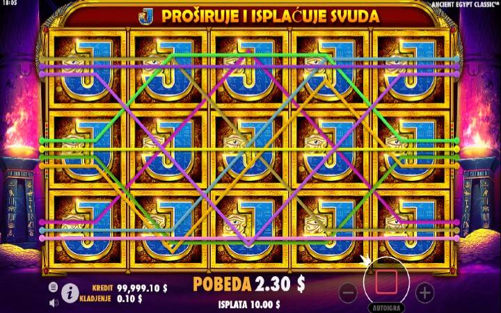 Složeni simbol, besplatni spinovi, Ancient Egypt Classic, Online casino bonus