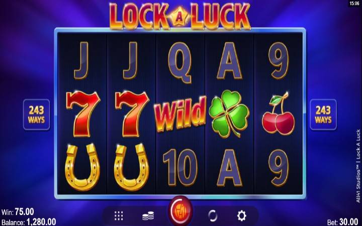 Izgled slota Lock a Luck-simboli u kolonama-pet kolona u tri reda