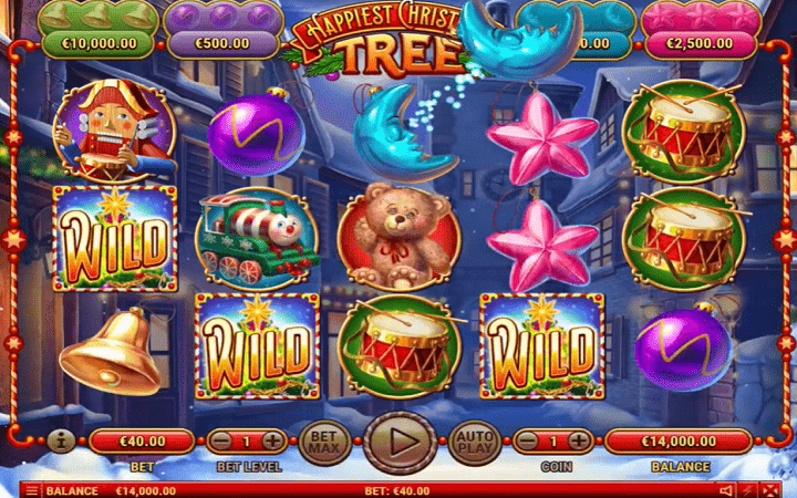 Happiest Christmas Tree, Habanero, Online Casino Bonus