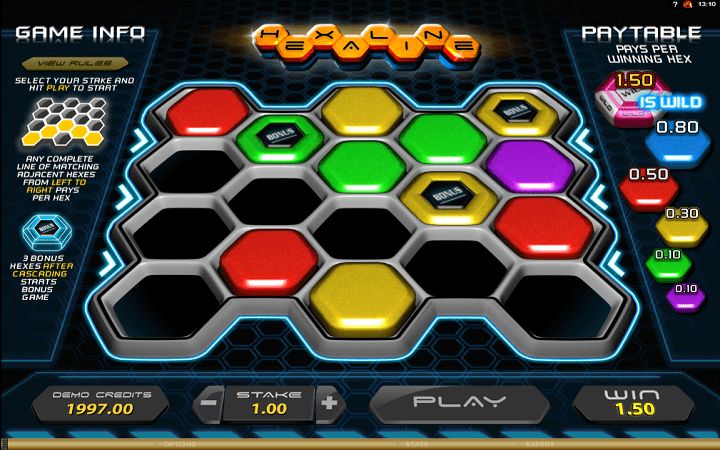 Hexaline, Microgaming, Online Casino Bonus