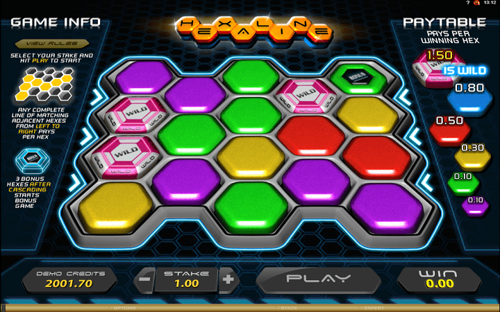Hexaline, Microgaming, Online Casino Bonus