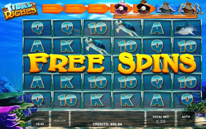 Tidal Riches, Novomatic, Online Casino Bonus
