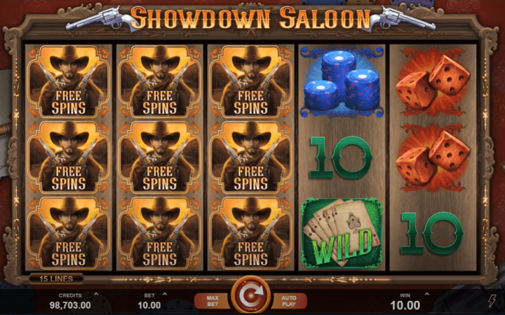 Showdown Saloon, Microgaming, Online Casino Bonus