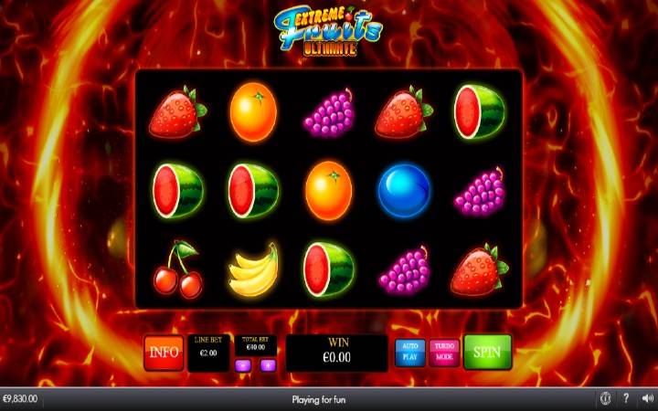 Extreme Fruits Ultimate, Playtech, Bono de casino en línea