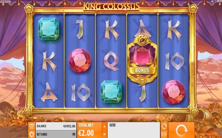 King Colossus, Online Casino Bonus, Quickspin