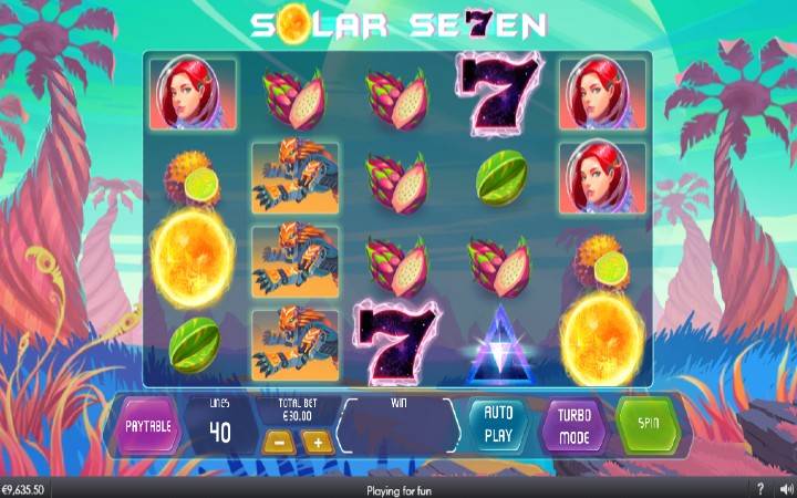 Solar Seven, Online Casino Bonus, Playtech