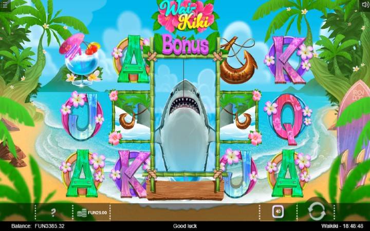 Shark Fishing Bonus, Online Casino Bonus, Wai Kiki