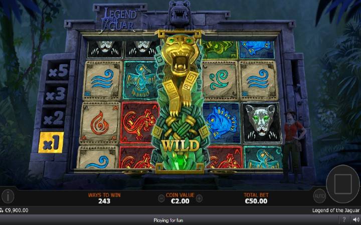 Jaguar Respins, Online Casino Bonus, Legend of the Jaguar