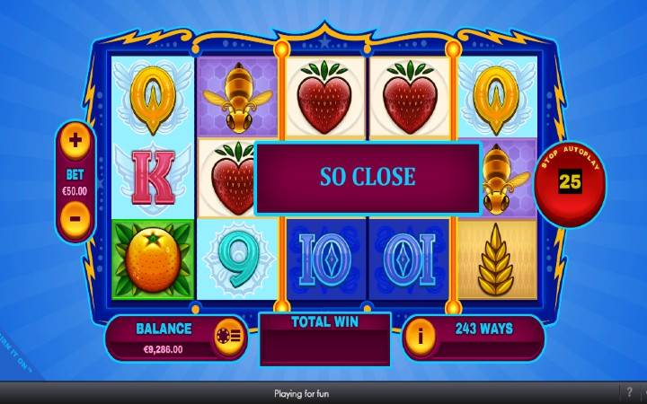 Identični rilovi, Online Casino Bonus, Turn It On, Playtech