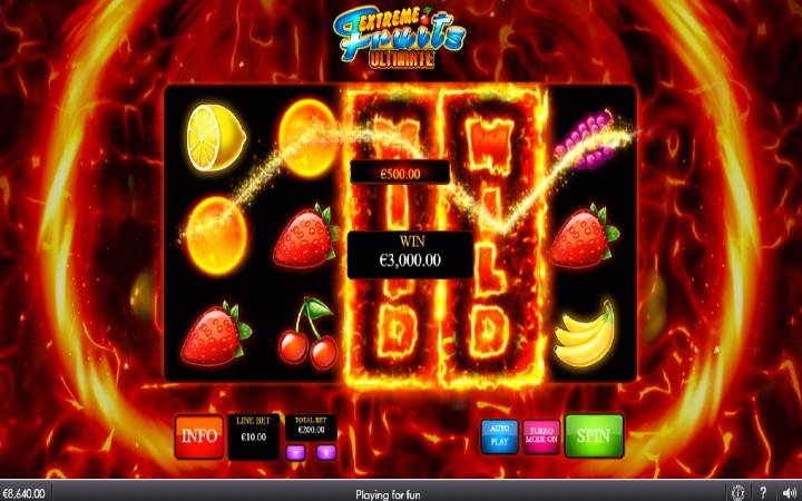 Bono de casino en línea, Extreme Fruits Ultimate