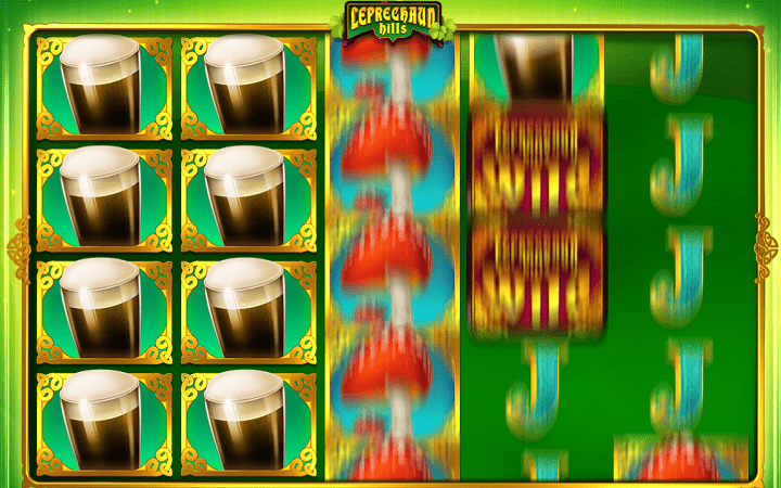 Leprechaun Hills slot-tabla slota-bonus funkcija slota-simboli kafe ostali na kolonama u toku respina
