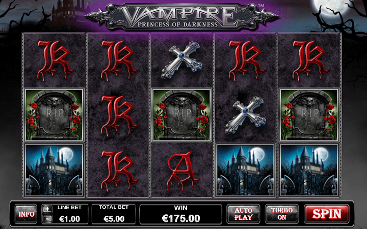 Vampire Princess of Darkness, Playtech, Online Casino Bonus