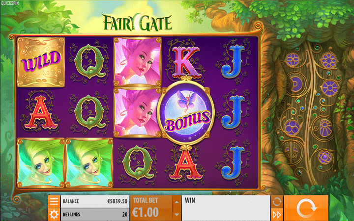 Izgled slota Fairy Gate-tabla slota