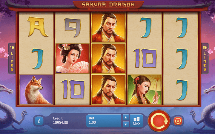 Sakura Dragon, Playson, Online Casino Bonus