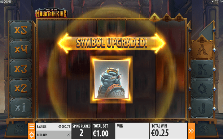 Hall of the Mountain King, Quickspin, Playtech, Online Casino Bonus