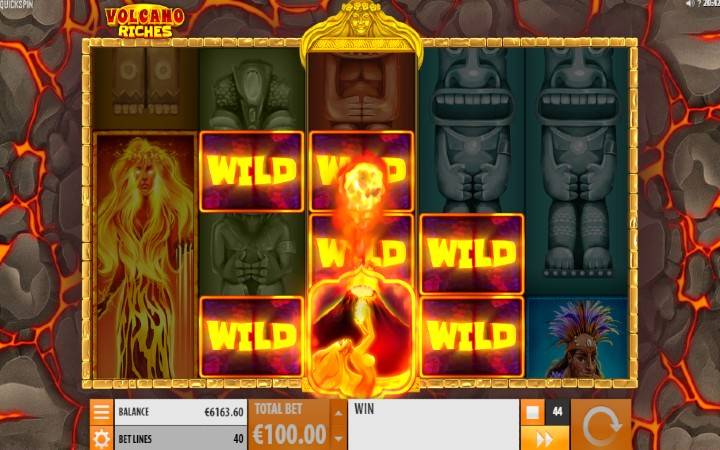 Volcano Wild, Online Casino Bonus, Volcano Riches