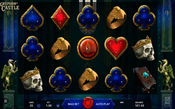 Gryphons Castle, Online Casino Bonus